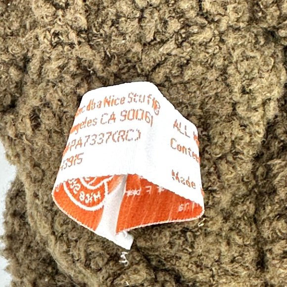 Vintage Lexin Nice Stuff Reindeer Moose Elk Plush Brown Jointed Stuffed Toy 13" - Picture 10 of 11